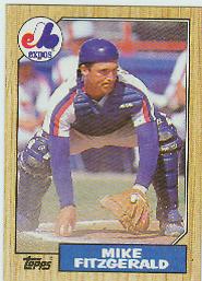 1987 Topps Baseball Cards      212     Mike Fitzgerald